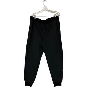 Mills Supply Jogger Pants Mens XL Black Elastic Waist French Terry Pull On NWT